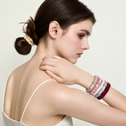 Small Silk Scrunchie – Skinny Hair Tie for Ponytails, Braids & Everyday Updos
