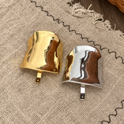 Sculptural Metal Ponytail Cuff – French-Inspired Hair Clasp for Low Ponytails & Polished Styles