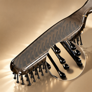 Scalp Massage Detangling Hair Brush – Slim Styling Brush with Rounded Tips for Everyday Grooming