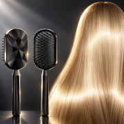 Cushion Paddle Hair Brush – Rounded-Tip Detangling & Smoothing Brush for Daily Hair Styling