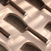 Coffee-Ground Styling Comb – Fine-Tooth Hair Comb for Root Lift, Parting & Everyday Smoothing
